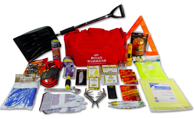 Deluxe Emergency Roadside Safety Kit